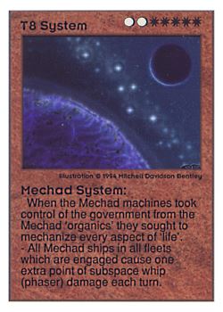           T8 ‑ System ‑ Mechad System  Set: UE  Rarity: V1    Artist: Mitchell Davidson Bentley    