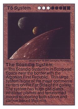           T8 ‑ System ‑ The Scandig System  Set: UE  Rarity: V1    Artist: Josepha Haveman    