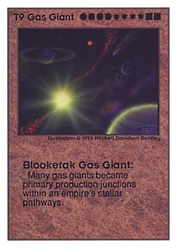           T9 ‑ Gas Giant ‑ Blookerak Gas Giant  Set: UE  Rarity: V1    Artist: Mitchell Davidson Bentley    