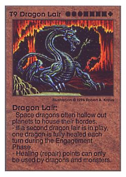           T9 ‑ Dragon Lair  Set: UE  Rarity: V1    Artist: Robert A. Kraus    