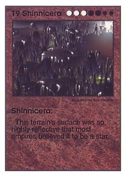 Need: 0    Want: 7    Have: 6    Will Trade: 0    In Storage: 0              T9 ‑ Shinnicera  Set: Pir  Rarity: V1    Artist: Bob Wesson    