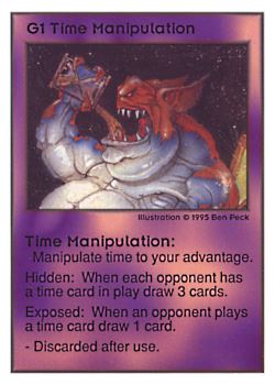           G1 ‑ Time Manipulation  Set: UE  Rarity: C1    Artist: Ben Peck    