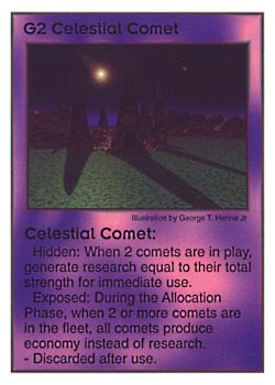           G2 ‑ Celestial Comet  Set: Pir  Rarity: U1    Artist: George T. Henne Jr.    