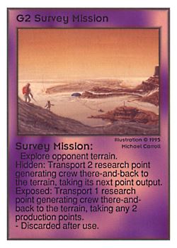           G2 ‑ Survey Mission  Set: UE  Rarity: C1    Artist: Michael Carroll    