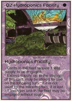Need: 1    Want: 12    Have: 0    Will Trade: 0    In Storage: 0              Q2 ‑ Hydroponics Facility  Set: Pro7  Rarity: Pro7    Artist: C. Henry Schulte    